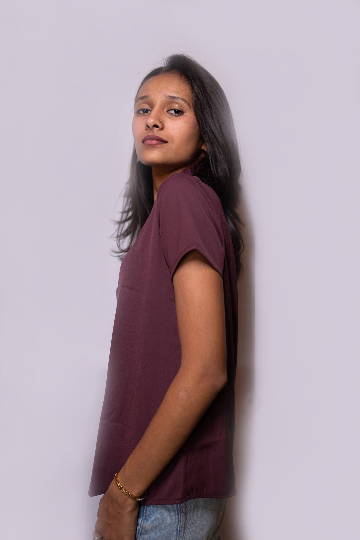 Trendy Necktie Top - AZZLIAS WARDROBE