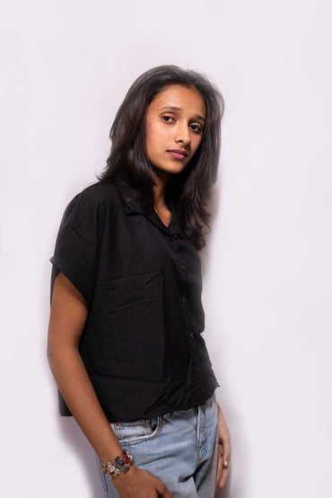 Crop Style Shirt - AZZLIAS WARDROBE