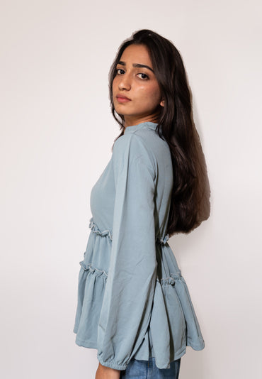 Western Layered Top - AZZLIAS WARDROBE