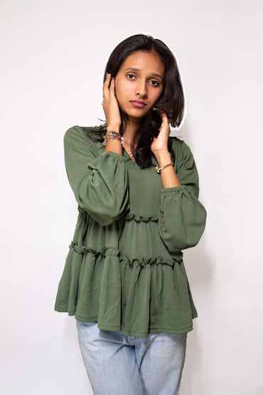 Western Layered Top - AZZLIAS WARDROBE