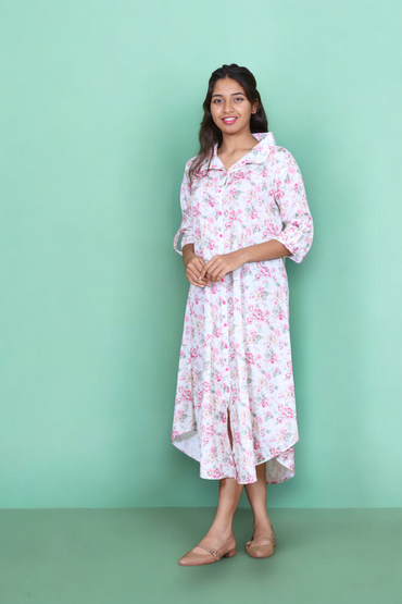 Long Shirt Dress - AZZLIAS WARDROBE
