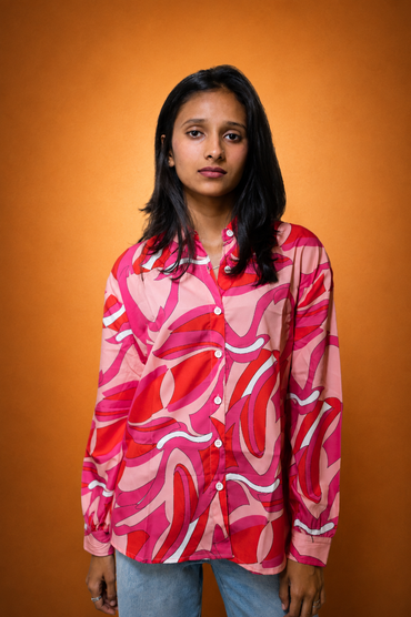 Abstract Print Shirt