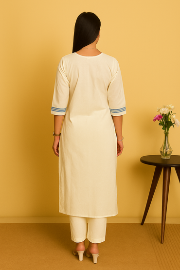 Embroidered Kurti Set - AZZLIAS WARDROBE