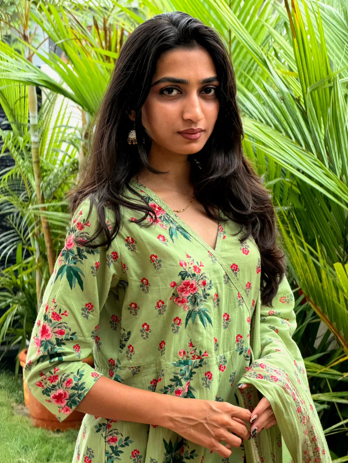 Gulmohar Angarakha Suit Set