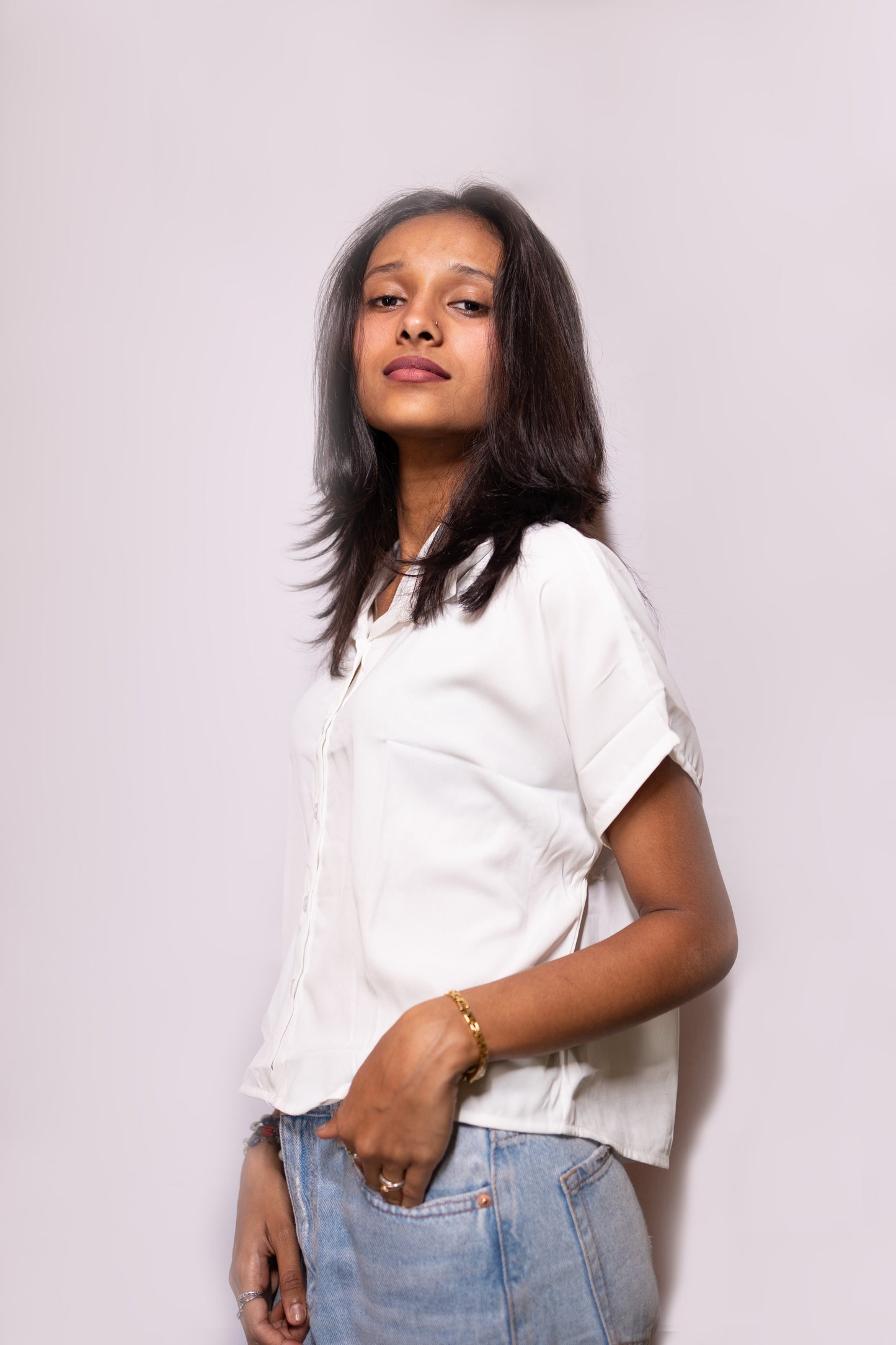 Crop Style Shirt - AZZLIAS WARDROBE