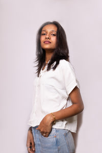 Crop Style Shirt - AZZLIAS WARDROBE