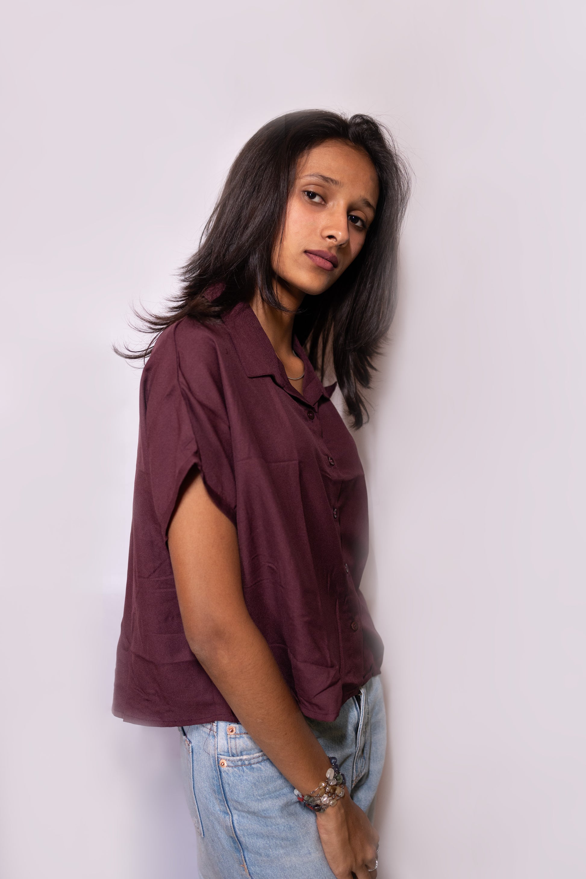 Crop Style Shirt - AZZLIAS WARDROBE