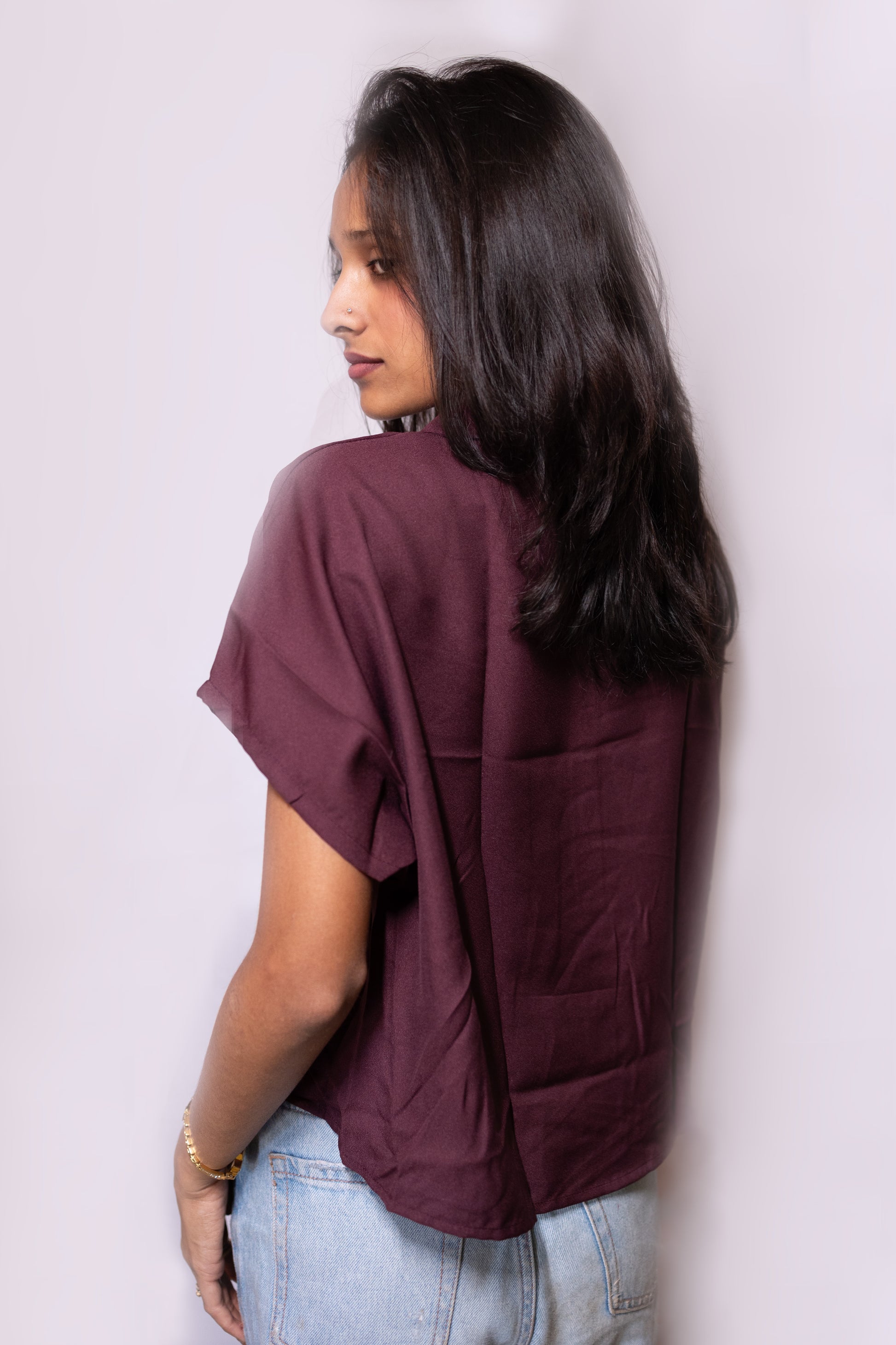 Crop Style Shirt - AZZLIAS WARDROBE