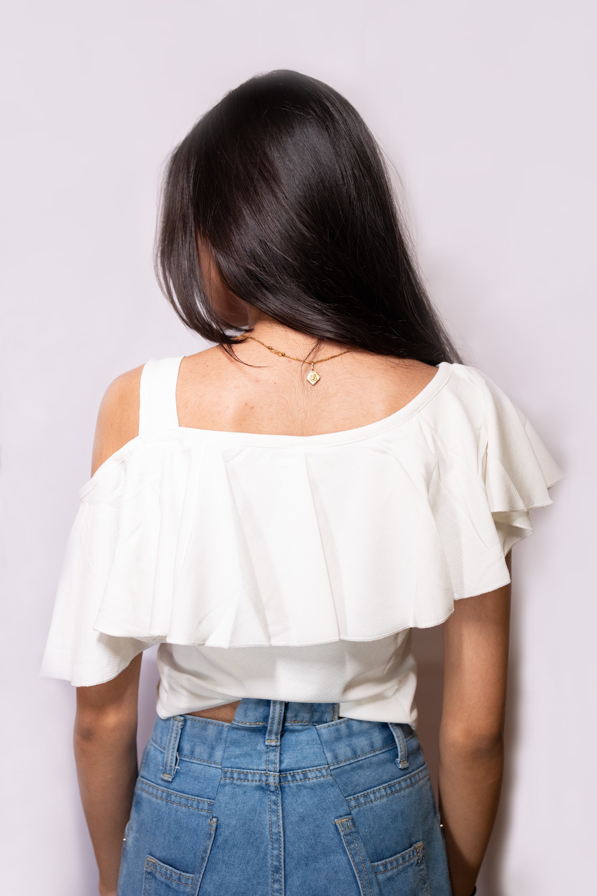 Offshoulder Cape Top - AZZLIAS WARDROBE