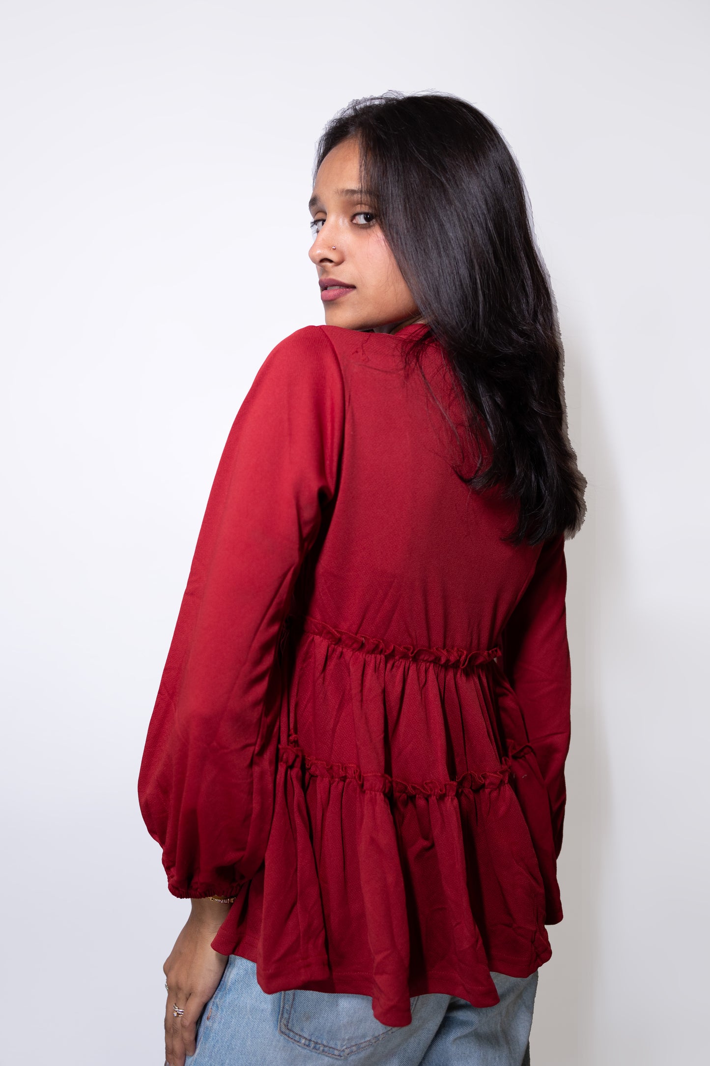 Western Layered Top - AZZLIAS WARDROBE