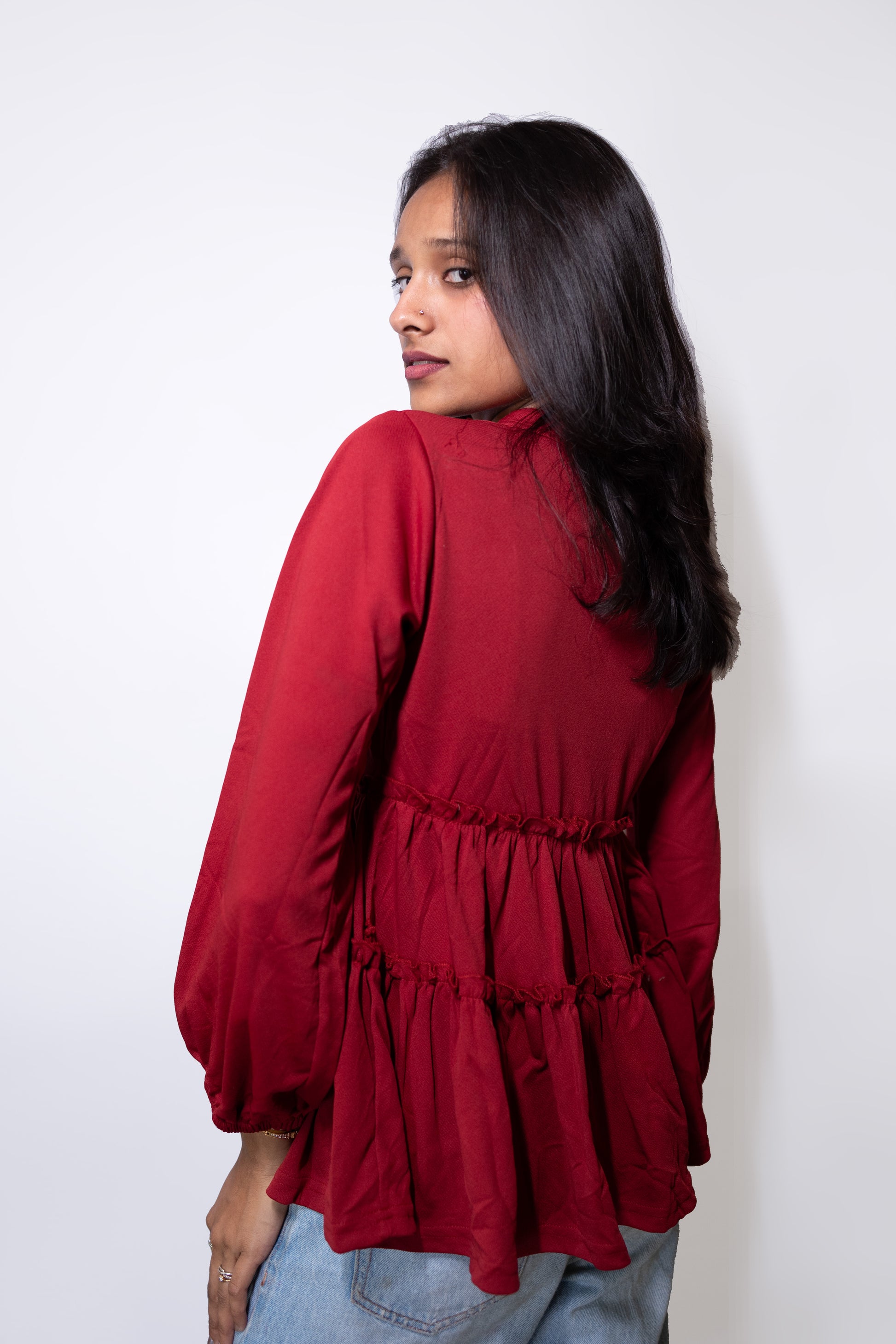 Western Layered Top - AZZLIAS WARDROBE