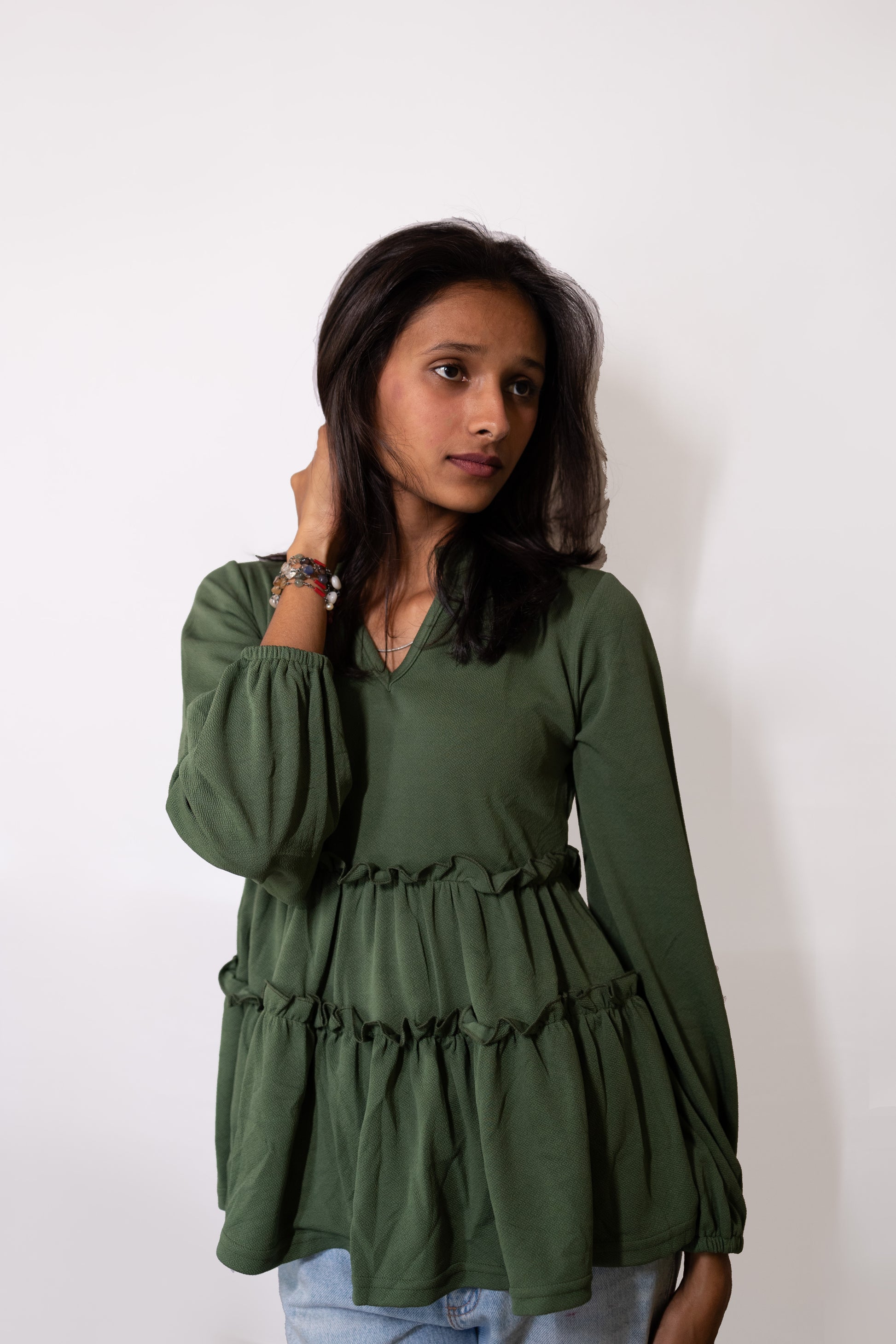 Western Layered Top - AZZLIAS WARDROBE