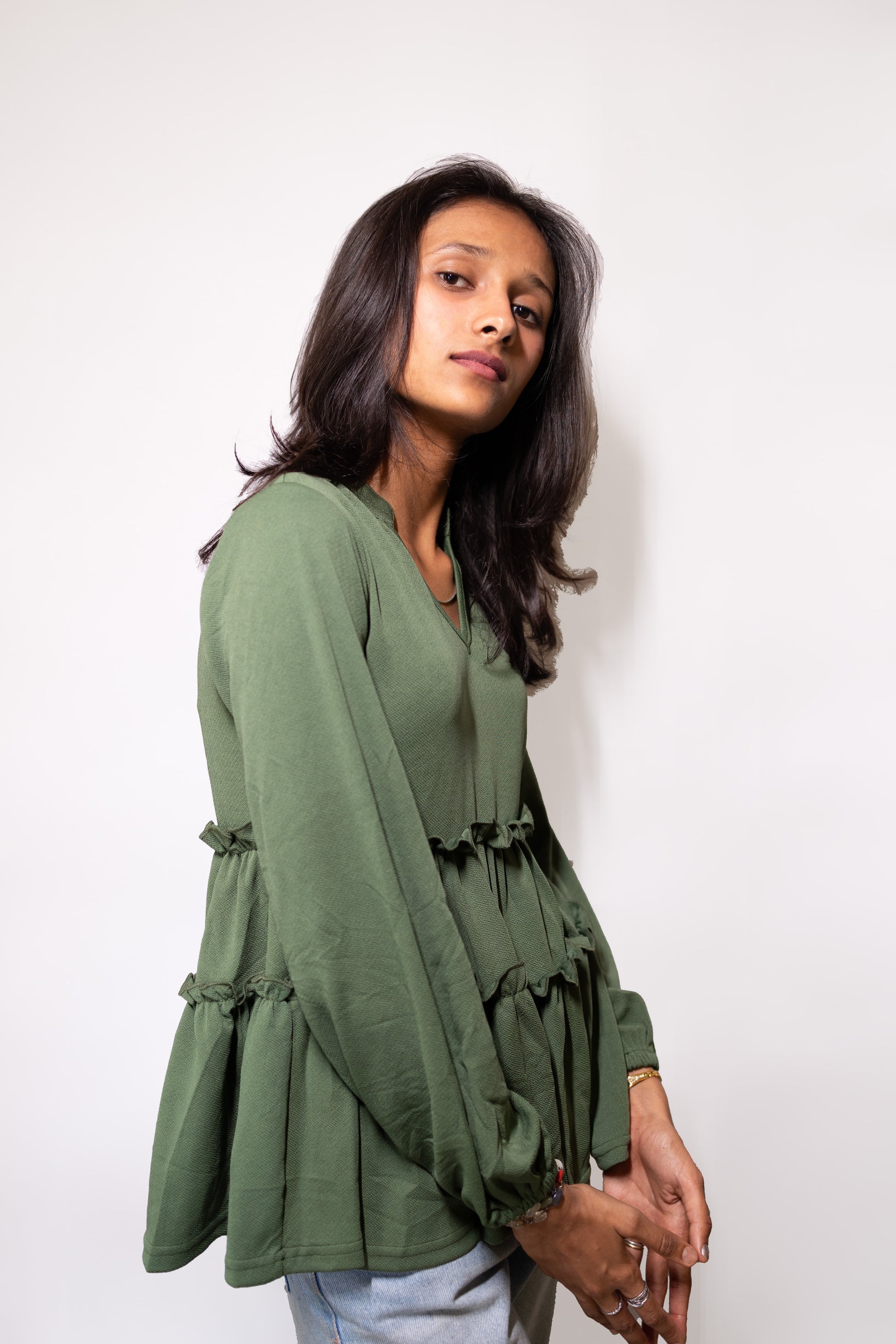 Western Layered Top - AZZLIAS WARDROBE