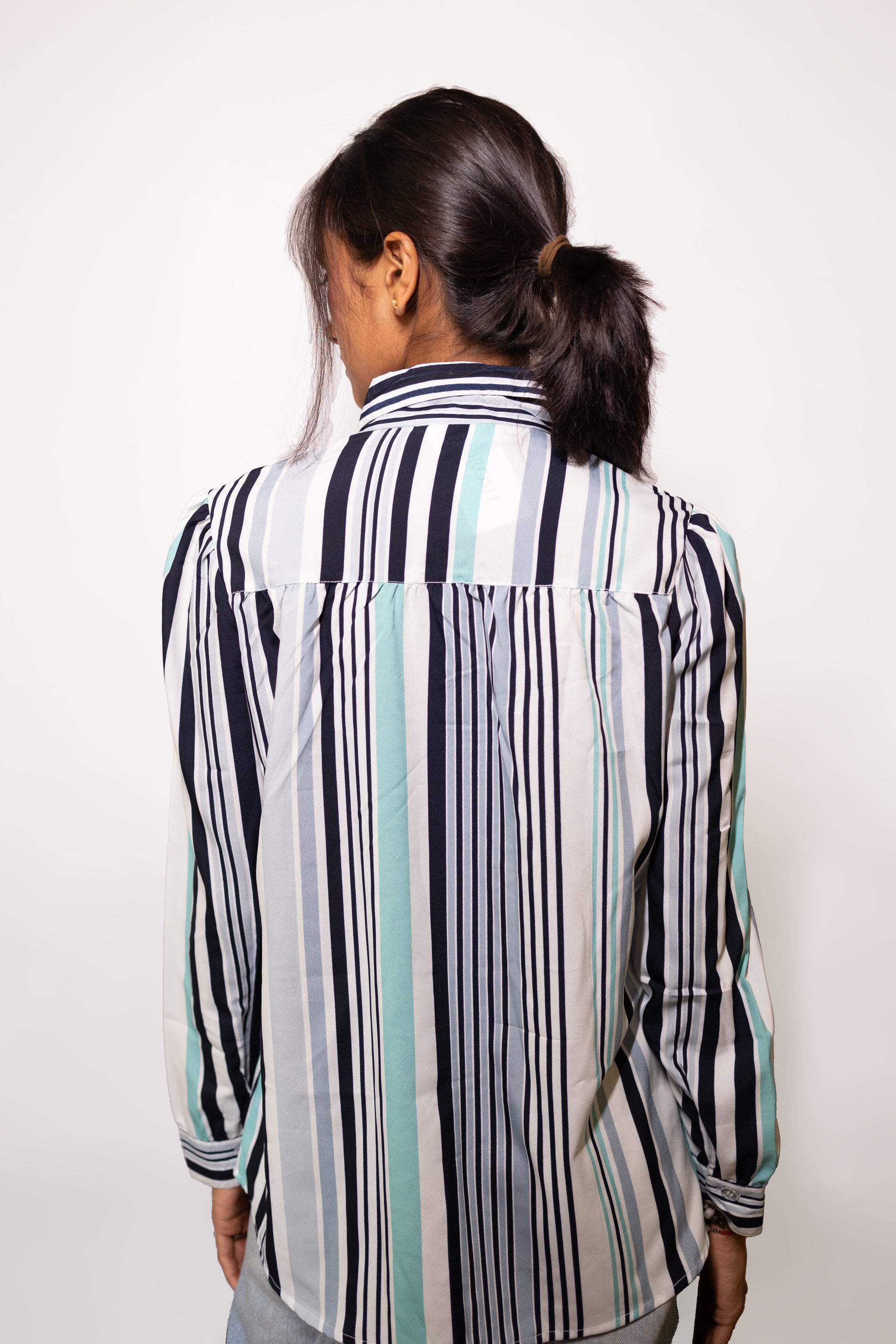 Multicolour Lines Shirt - AZZLIAS WARDROBE