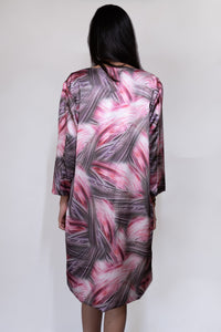 Pink Bodycon Minis With Long Jacket - AZZLIAS WARDROBE