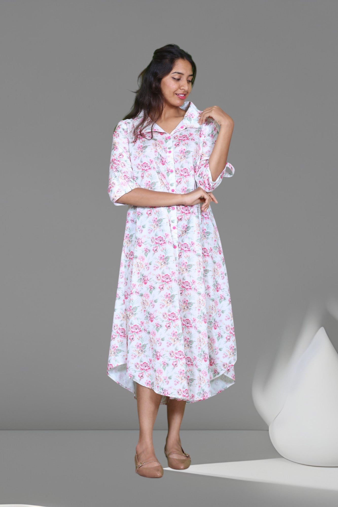 Long Shirt Dress - AZZLIAS WARDROBE