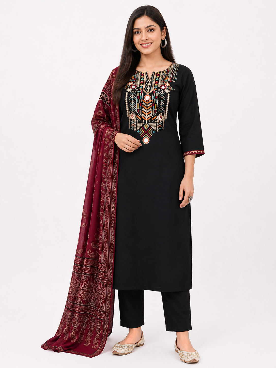 Black 3Pcs Dress