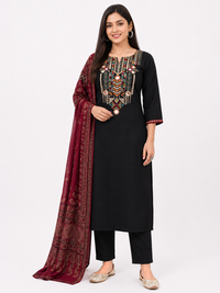 Black 3Pcs Dress