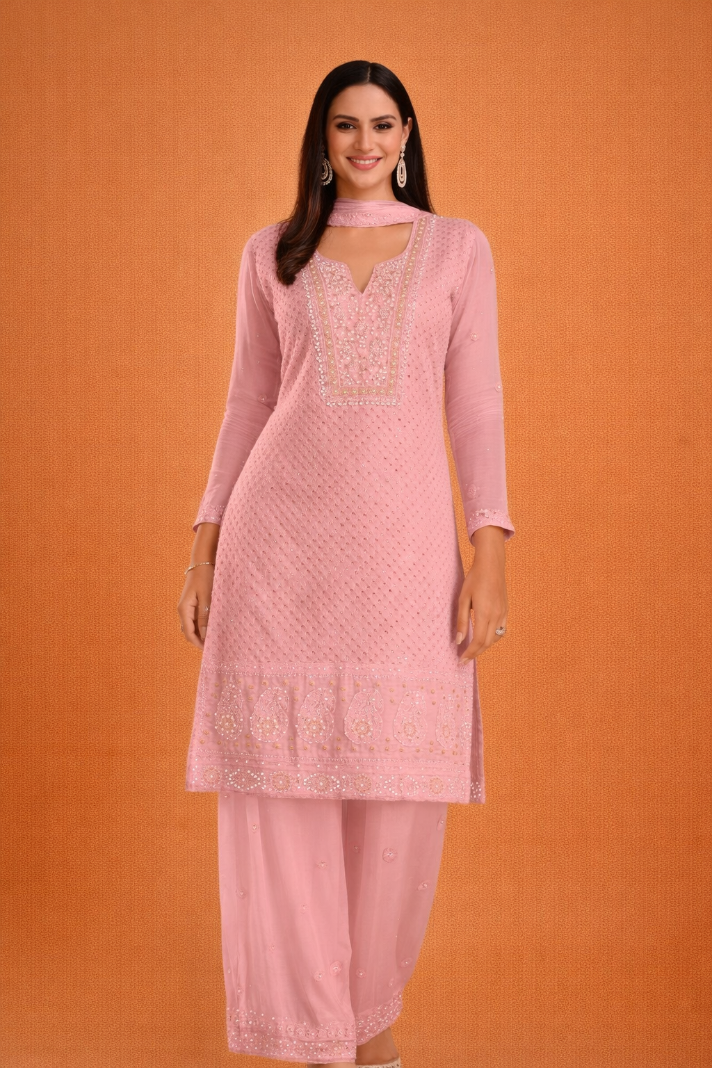 Simar Silk Ethnic Set - AZZLIAS WARDROBE