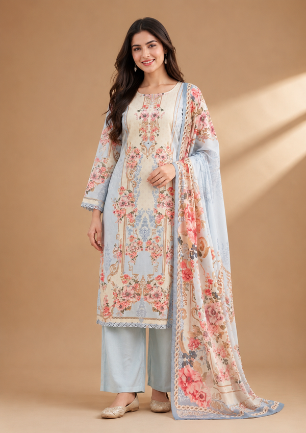 Powdered Blossom Suit Set