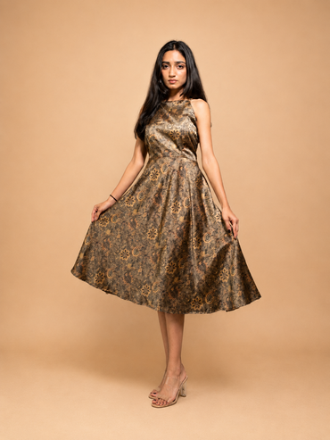 Halter Neck Party Wear Dress