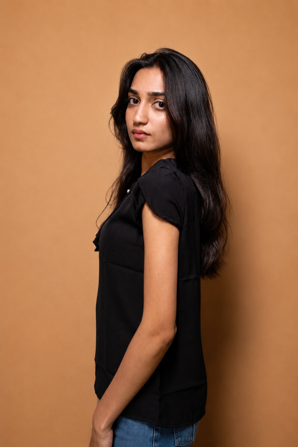 Western Top with Necktie