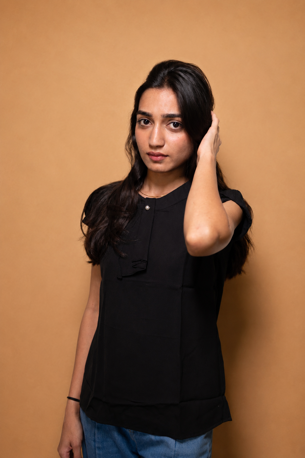 Western Top with Necktie