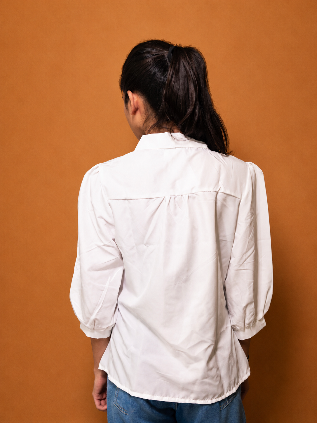 White Formal Top