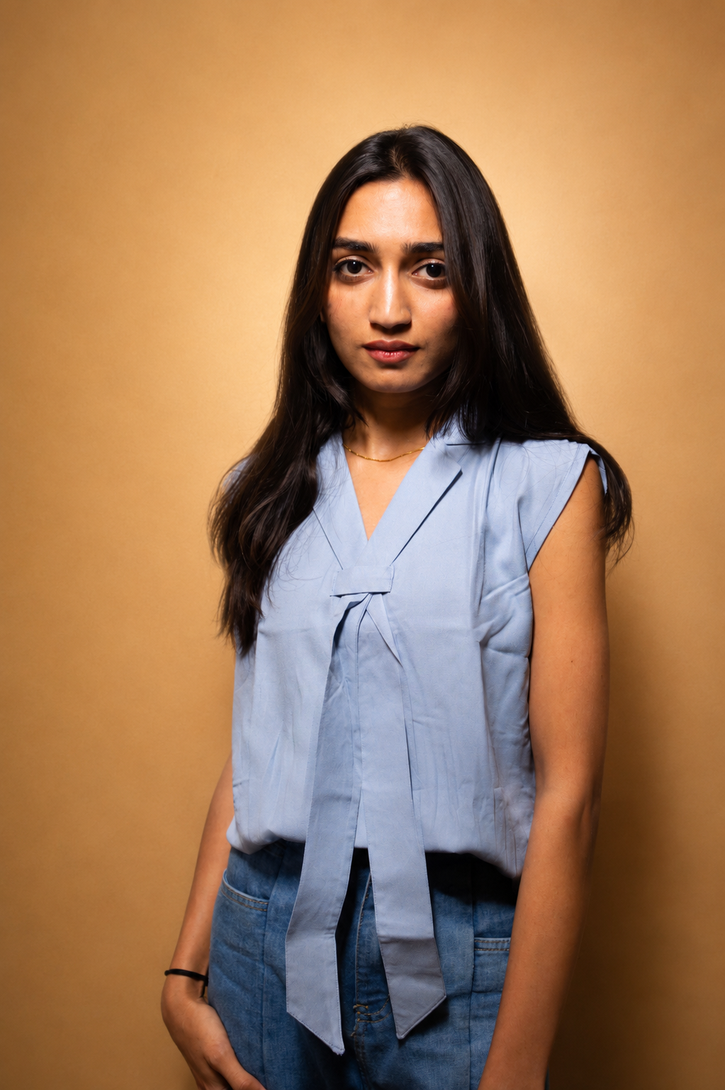 Tops with Neck Tie