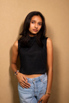 High Neck Crop Top