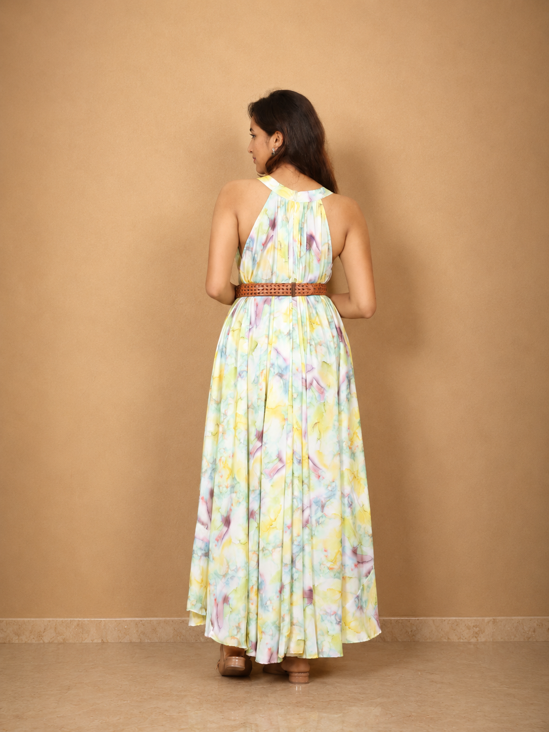 Halter Neck Maxi Dress