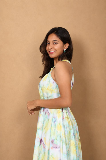 Halter Neck Maxi Dress