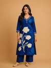 Royal Blue Plazzo Set