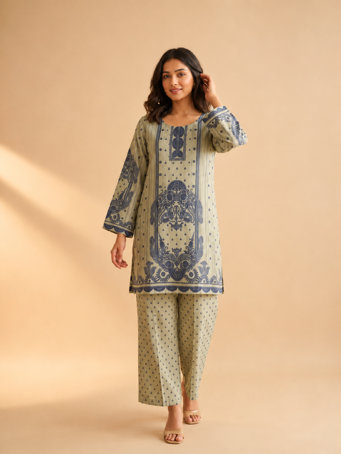 Saanjh Muslin Cord Set