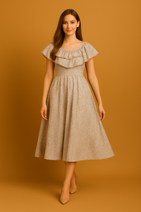 Hakoba Floral Dress - AZZLIAS WARDROBE